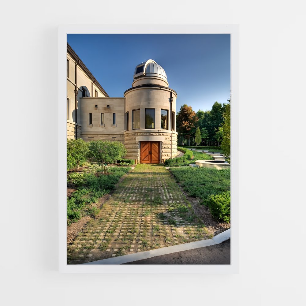 Poster L'Observatoire Céleste – affiche Astronomie (vue 3)